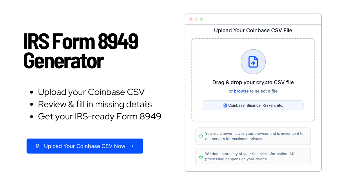 What Is Form 8949? (Crypto, Stocks, & Capital Gains Explained)